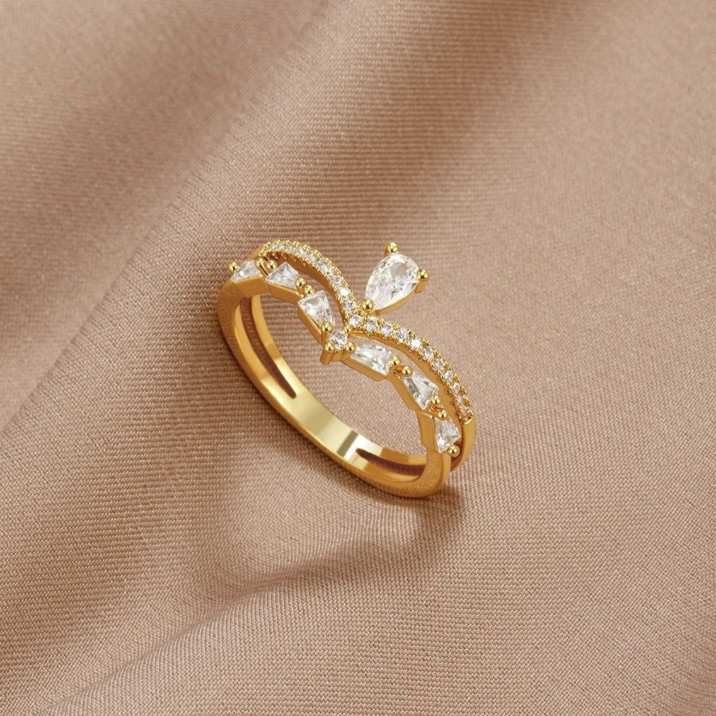 Aura – Sofistikeret Krystalring