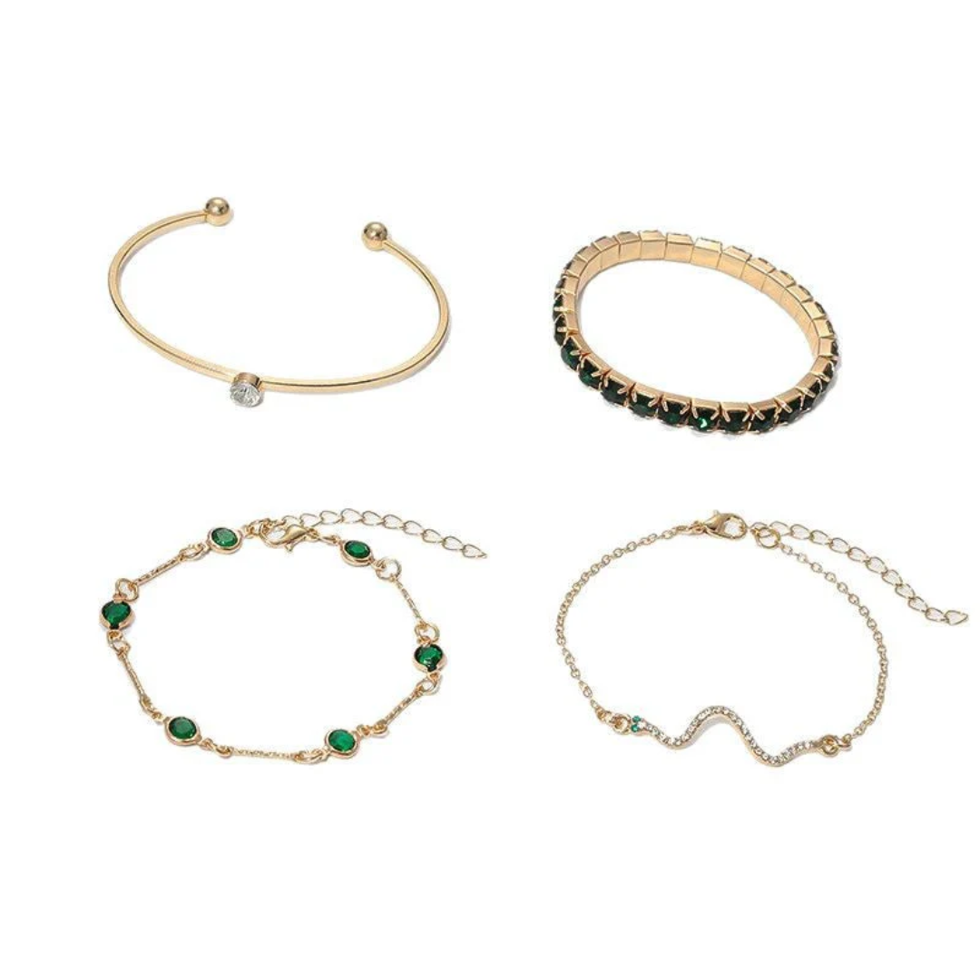 Sorina™ | Guld Armbånd Sæt