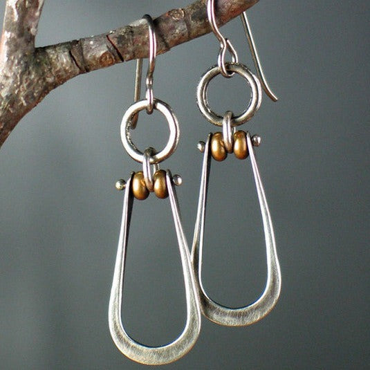 Vintage Sølv Dangle Øreringe