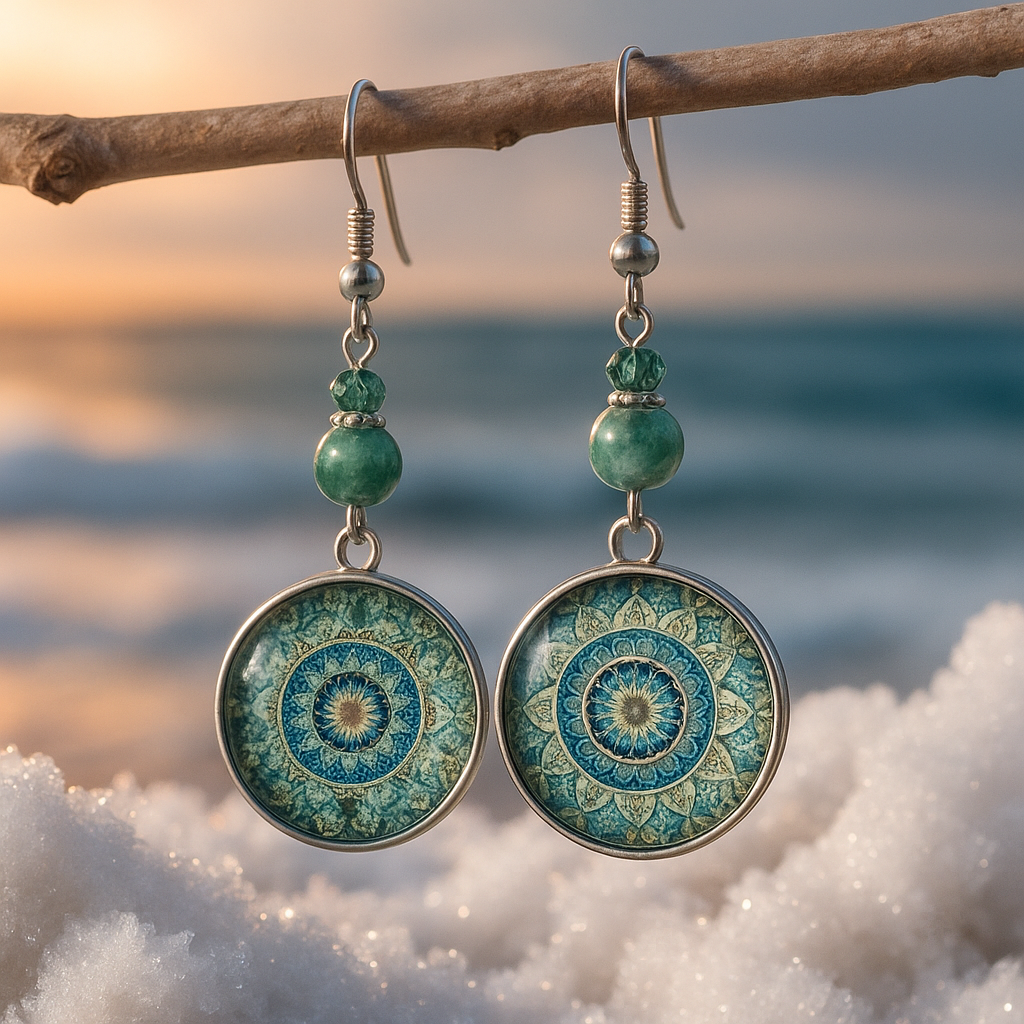 Mandala Ocean øreringe