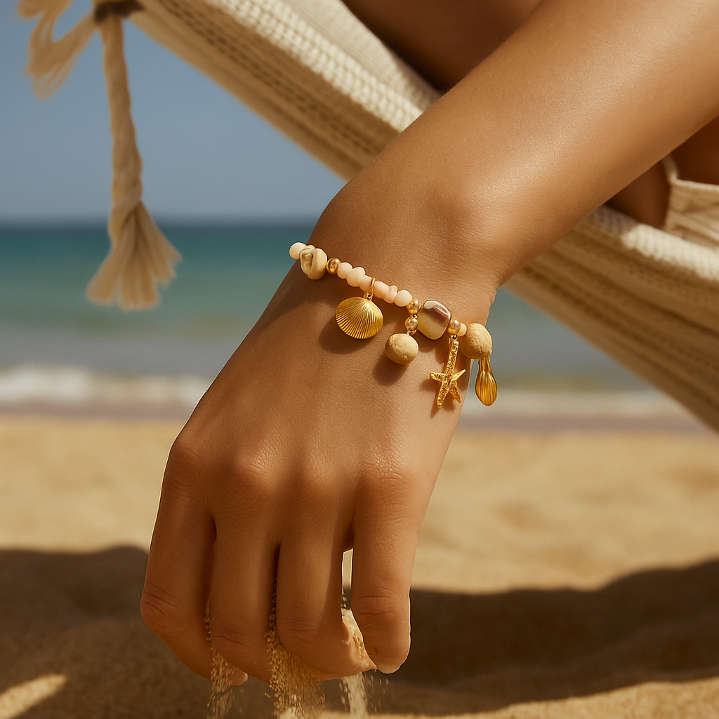 Sunrise Shell Armbånd