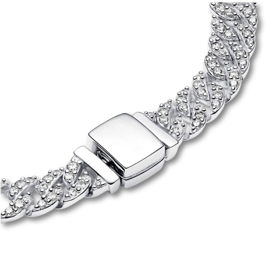 18K Guld Moissanite Cuban Armbånd