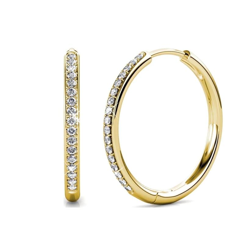 Sorel™ | Guld Pave Øreringe