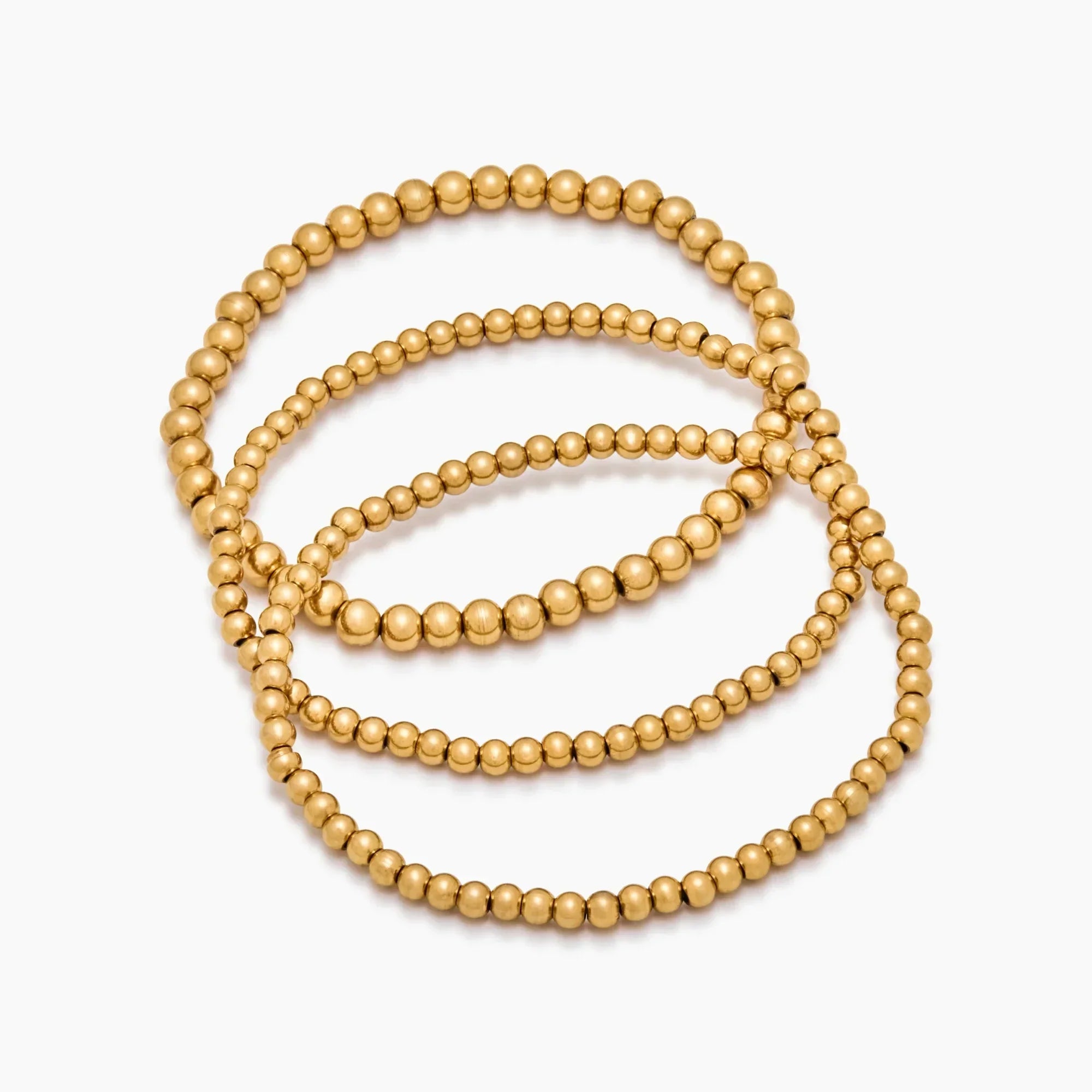 433 Guld Perle Armbånd Stak