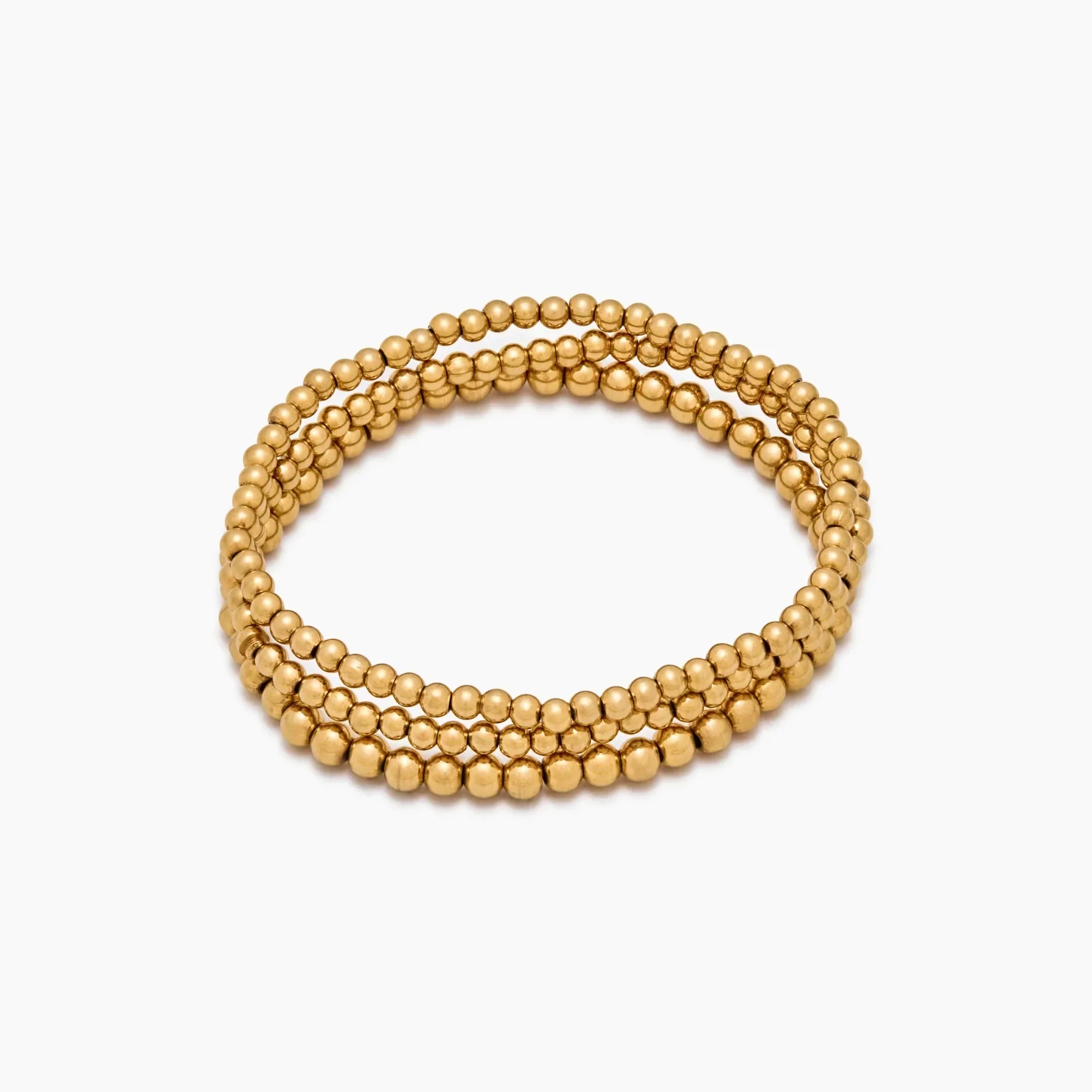 433 Guld Perle Armbånd Stak