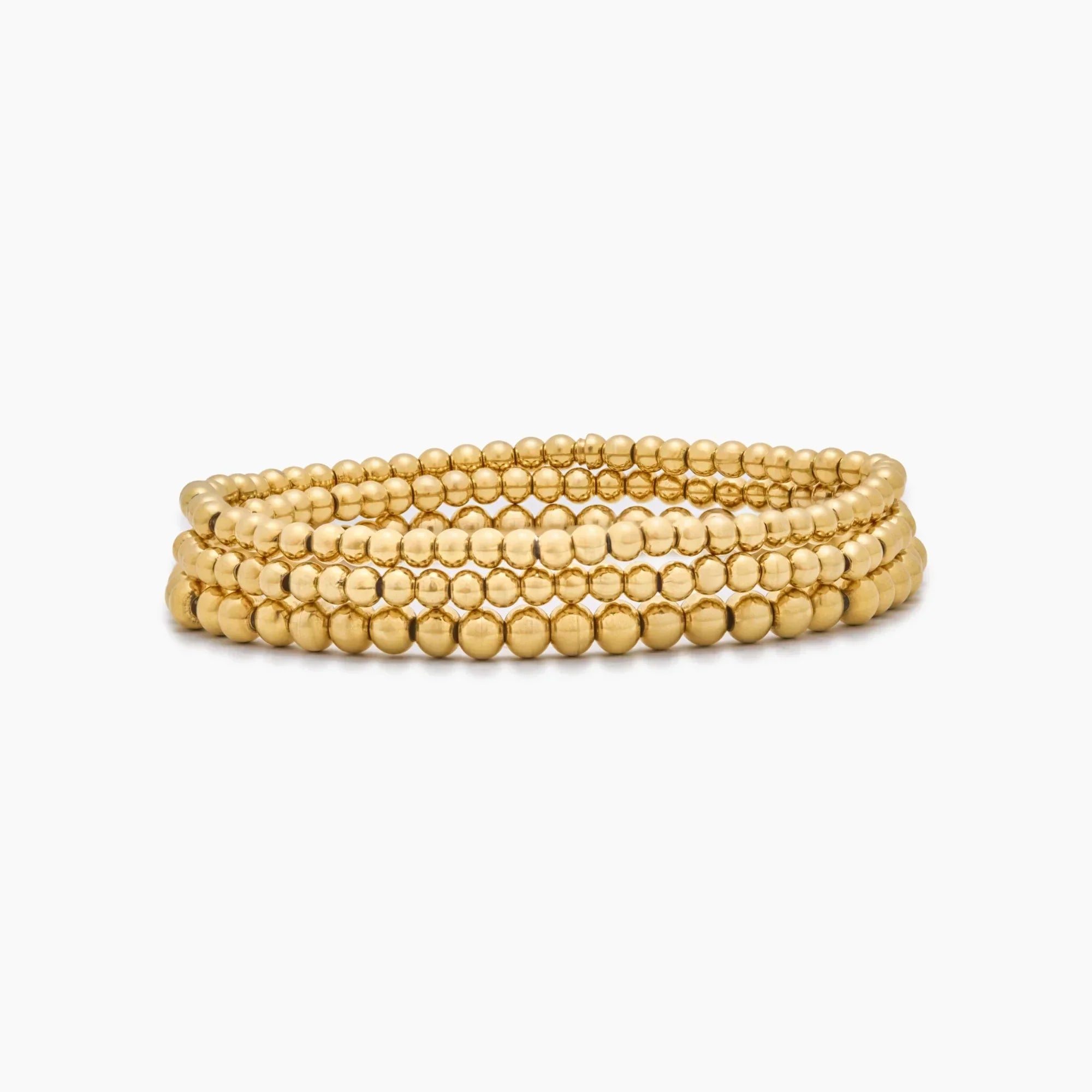 433 Guld Perle Armbånd Stak