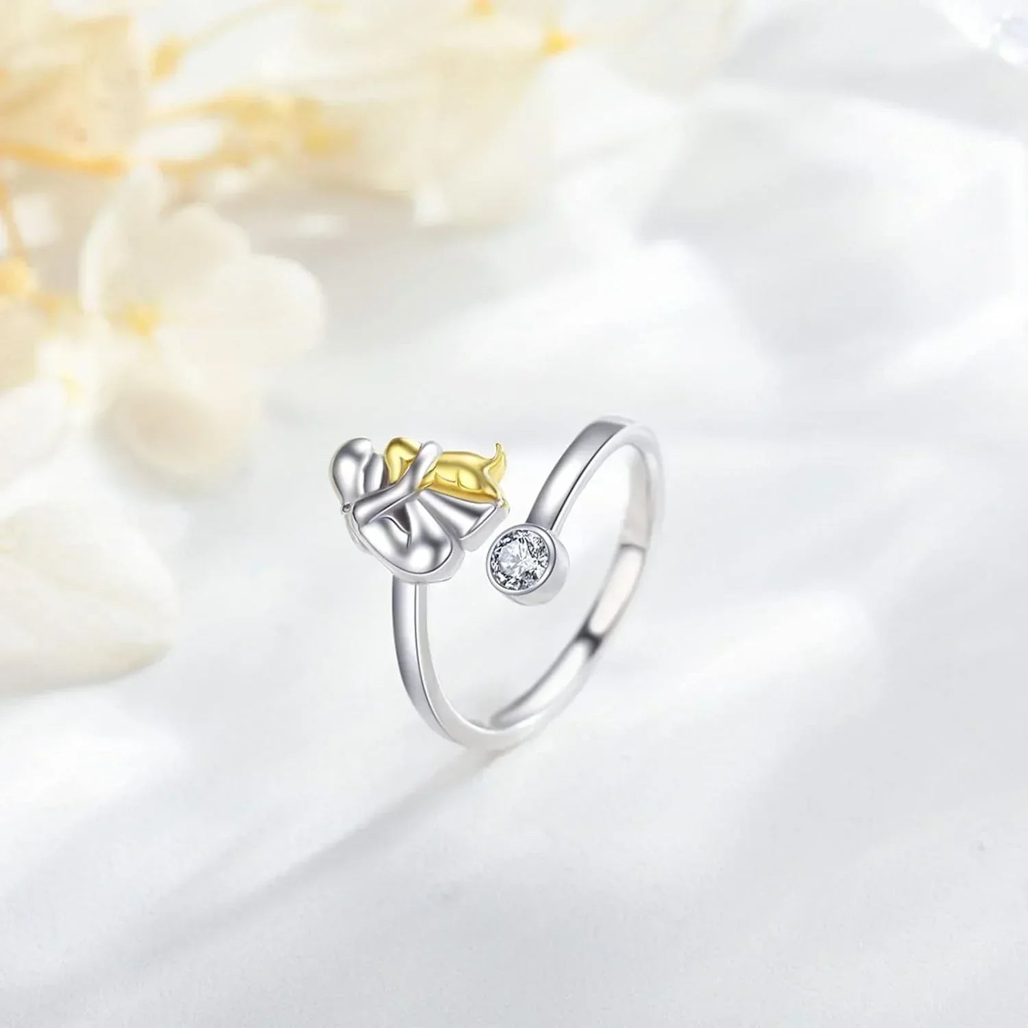 Hayley™ | Justerbar Sterling Sølv Bond Ring