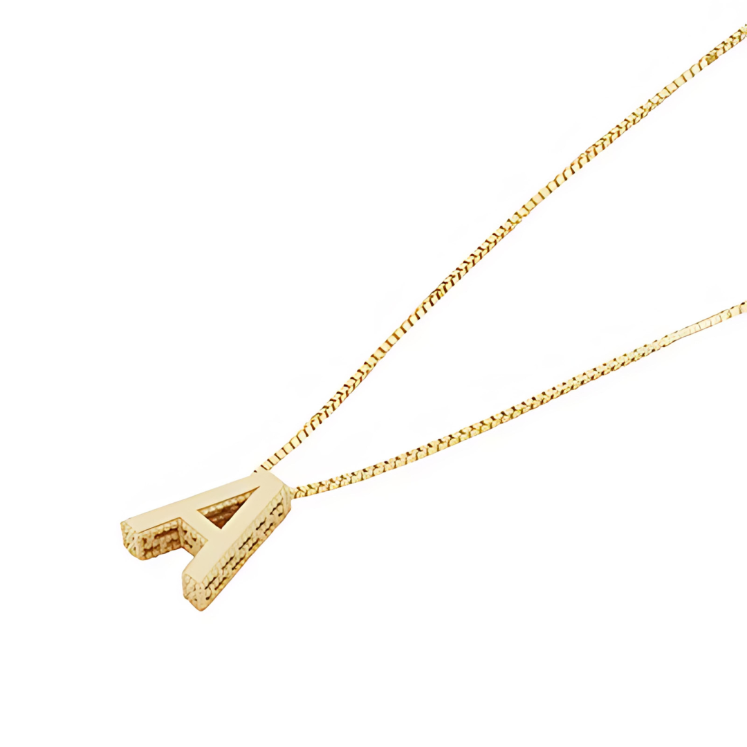 LoveNote™ | Guld Bogstav Initial Halskæde