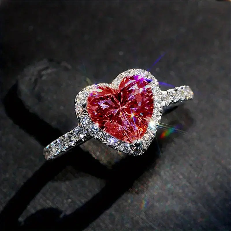 Delara Carmessia ring | 16K hvidguld