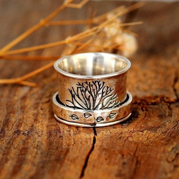 Livets Træ Spinner Meditationsring