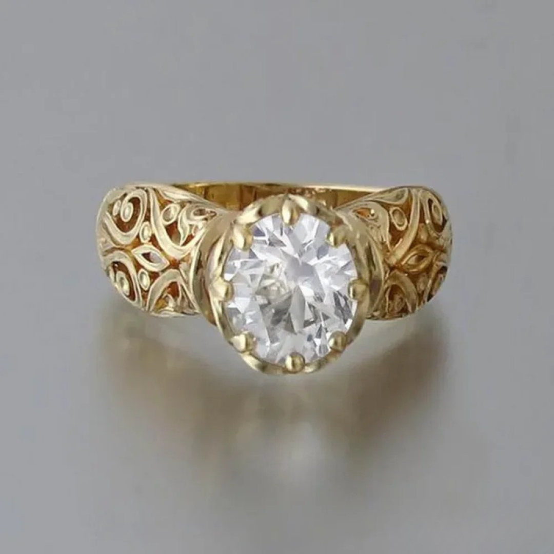 Elegant Hvid Zirconia Ring