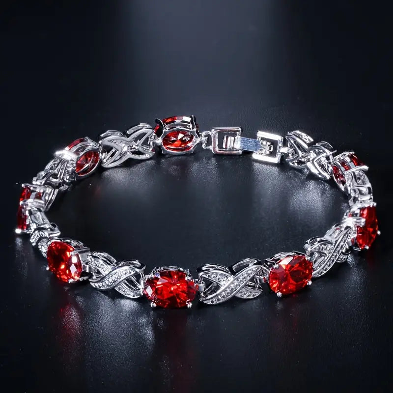 Alendra Flameaux armbånd | 16k hvidguld