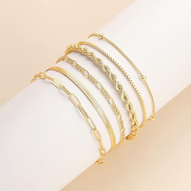 Vernetta™ | 16K Guld Armbåndsæt
