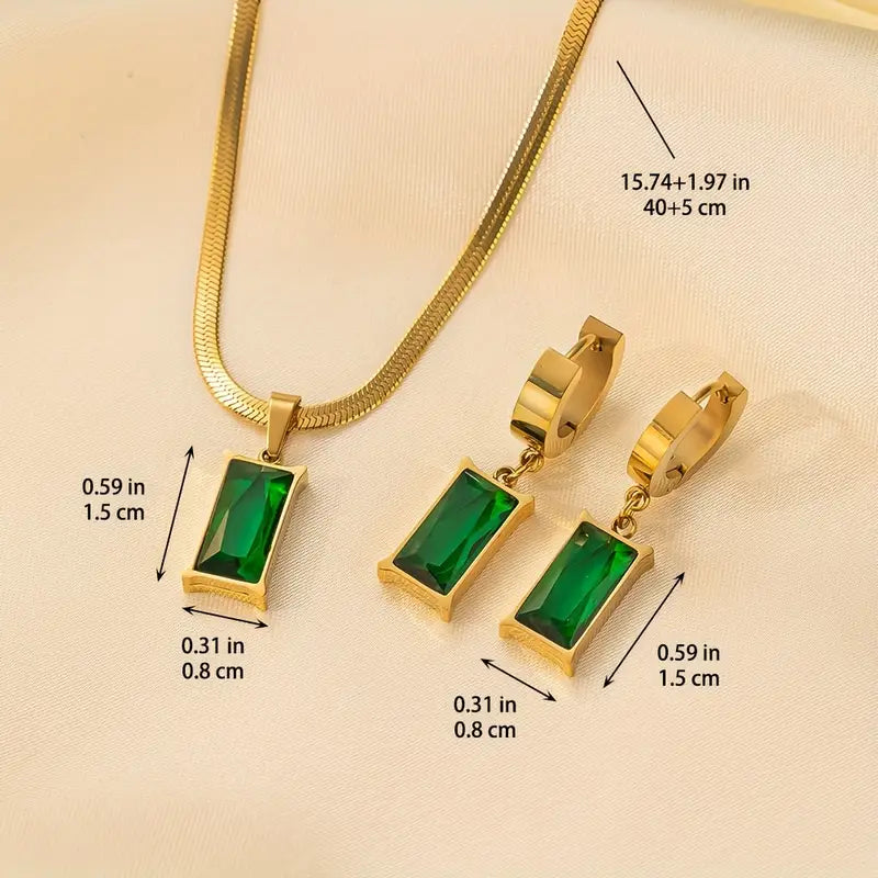 Lunara™ | 18K Guld Smykkesæt