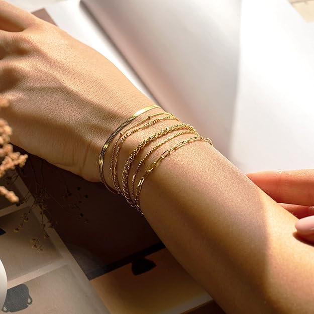 Vernetta™ | 16K Guld Armbåndsæt