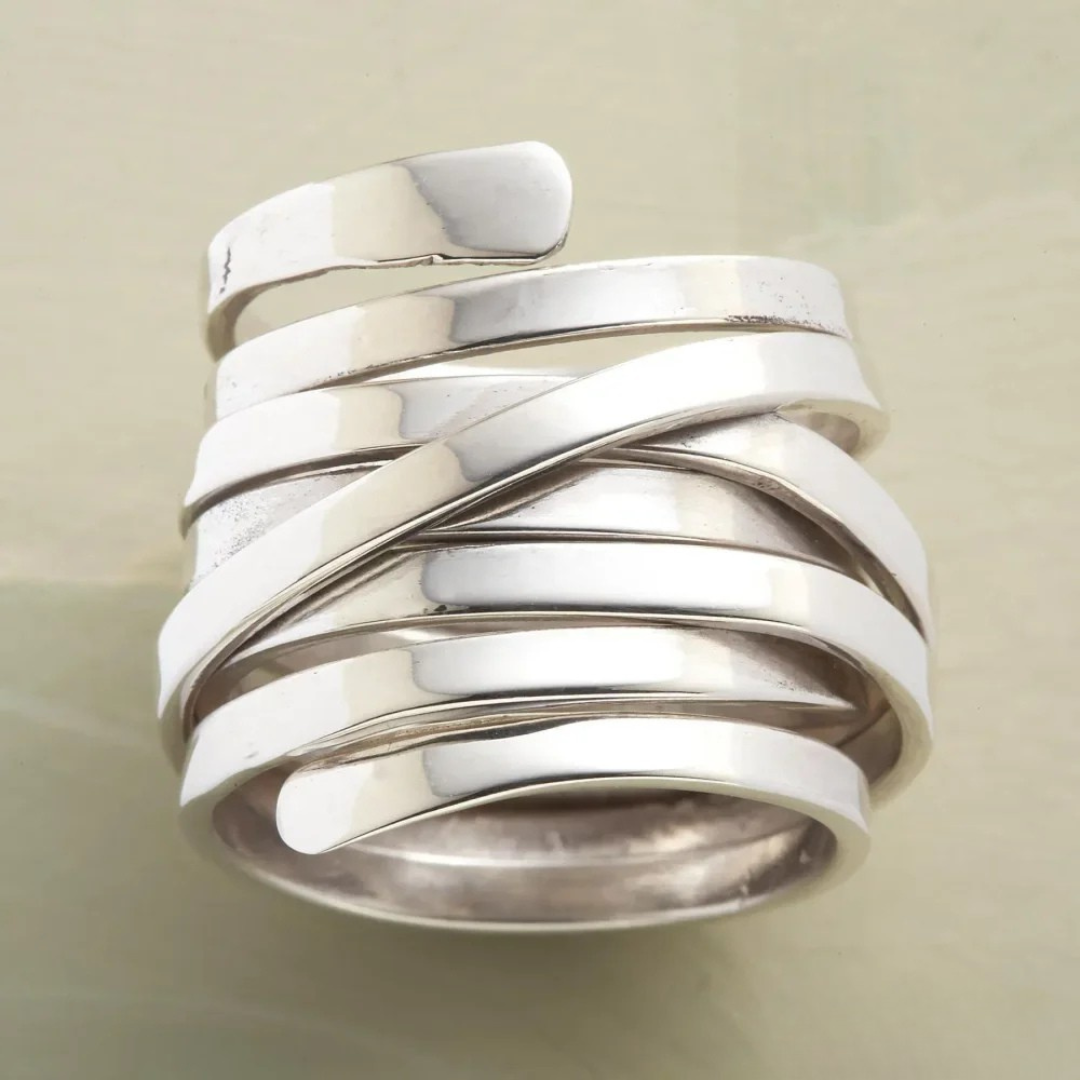 Apollo™ | Tykt Sølvlag Ring