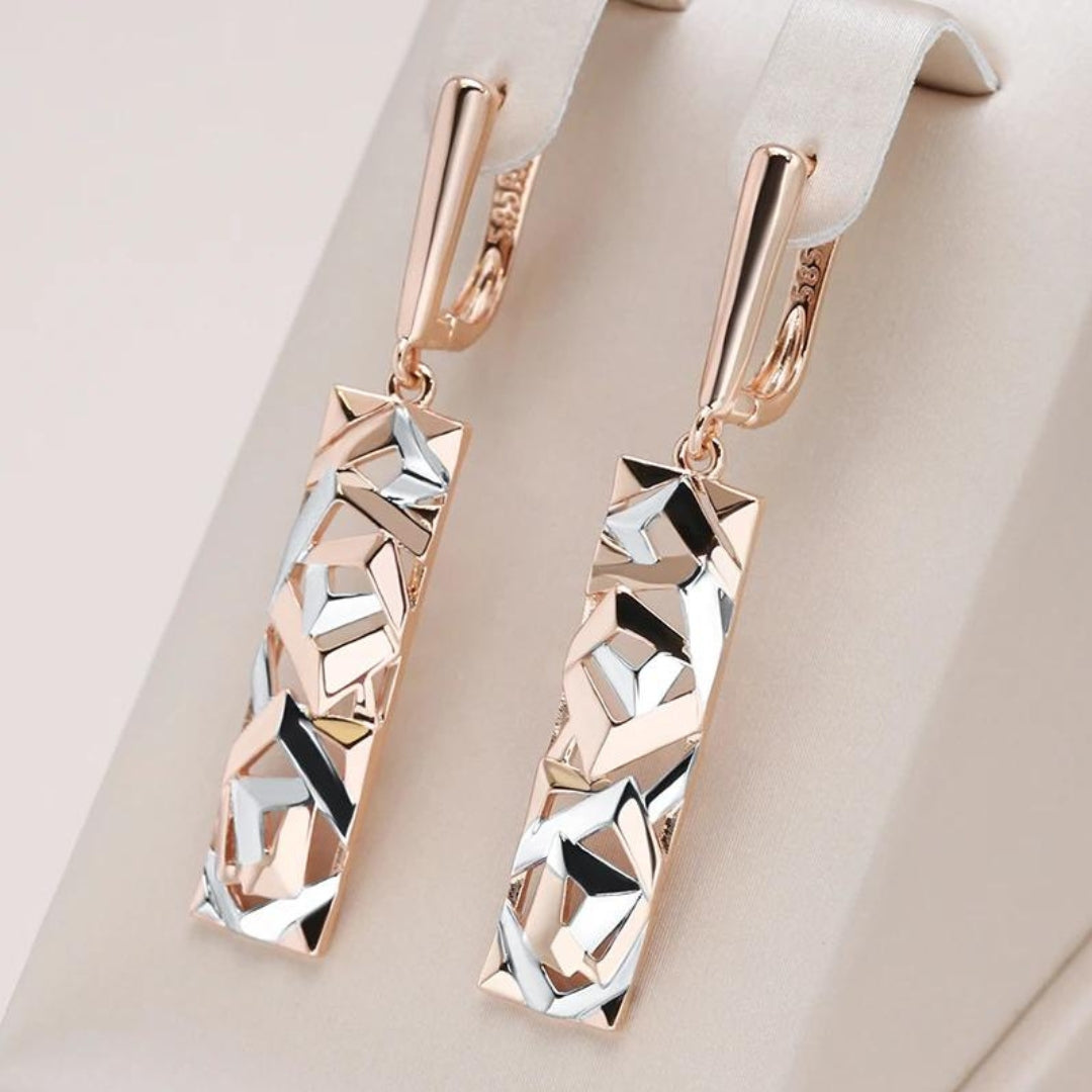 Elegant™ | Dame Guld & Sølv Øreringe