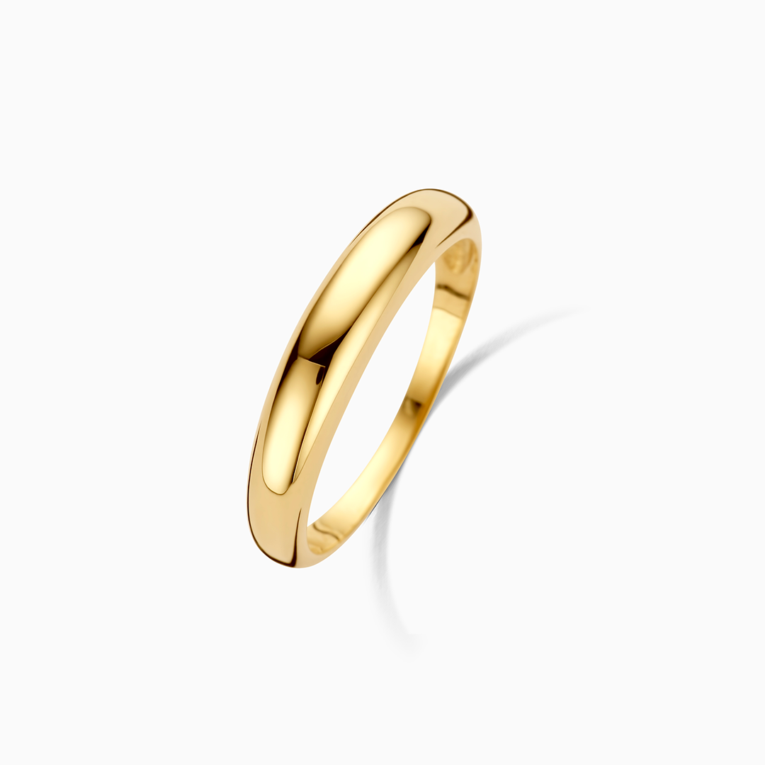 14 karat guld Midi Dome ring