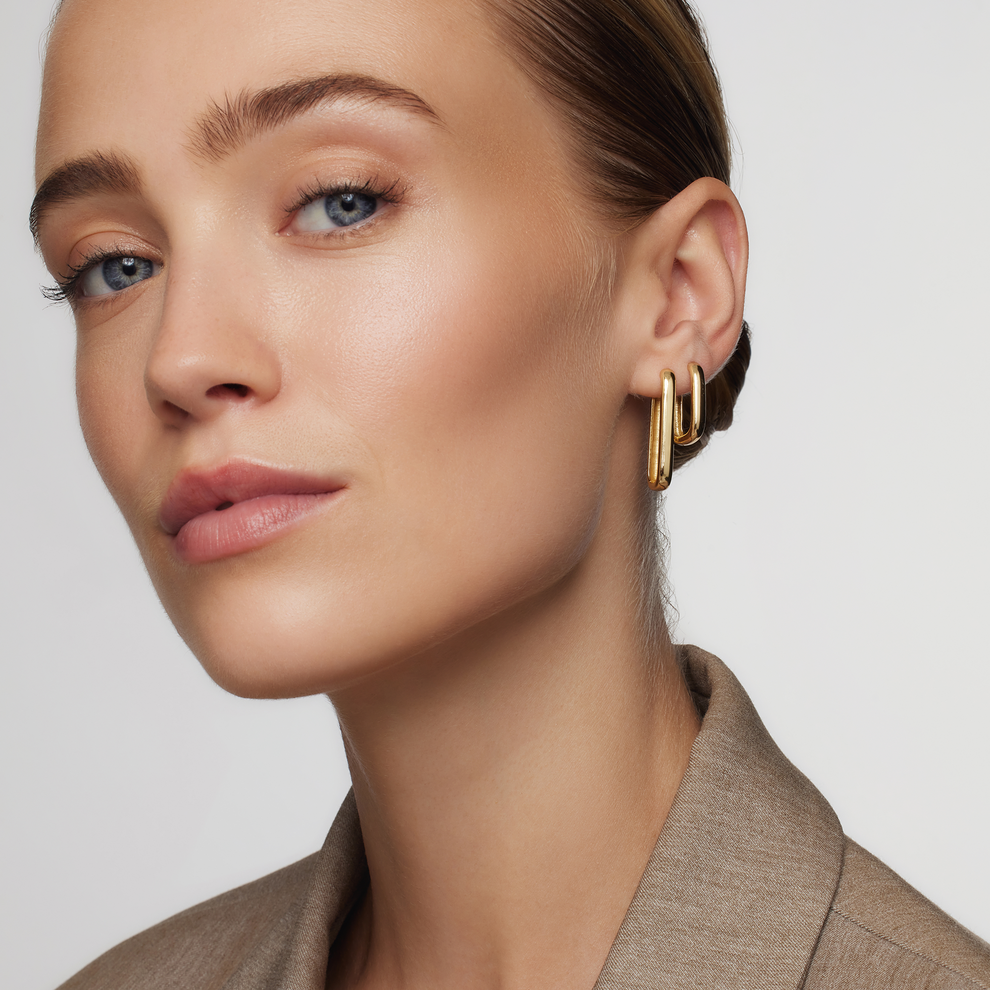 Icona™ | Guld Store Øreringe
