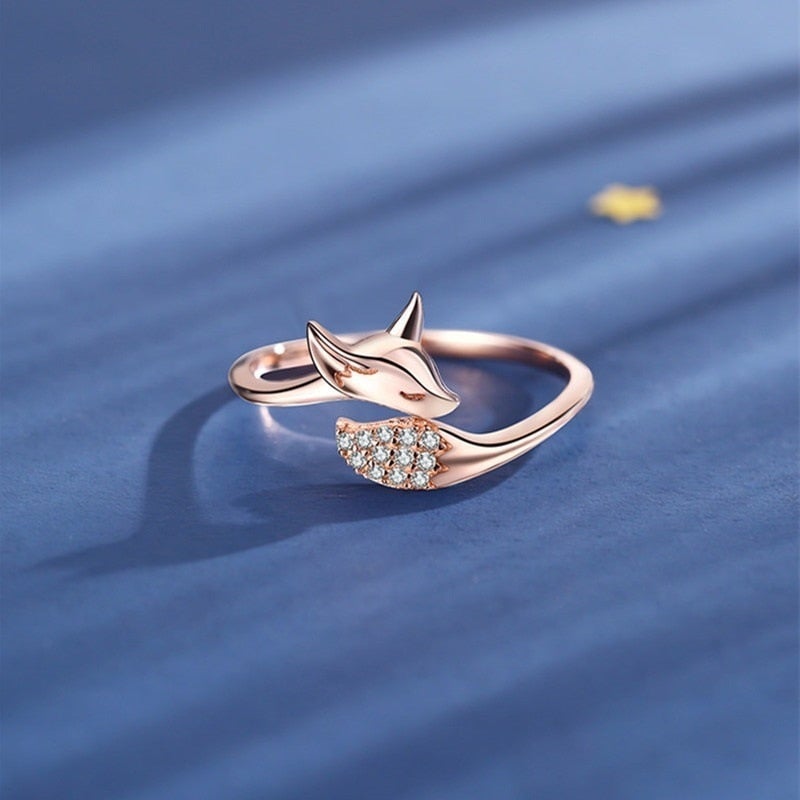 Rose Sølv Fuchs Ring