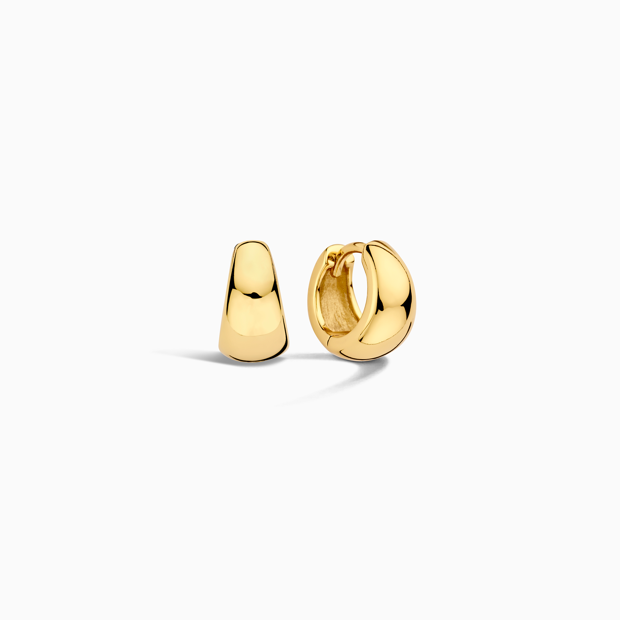 18 karat guld Rue mini hoopøreringe