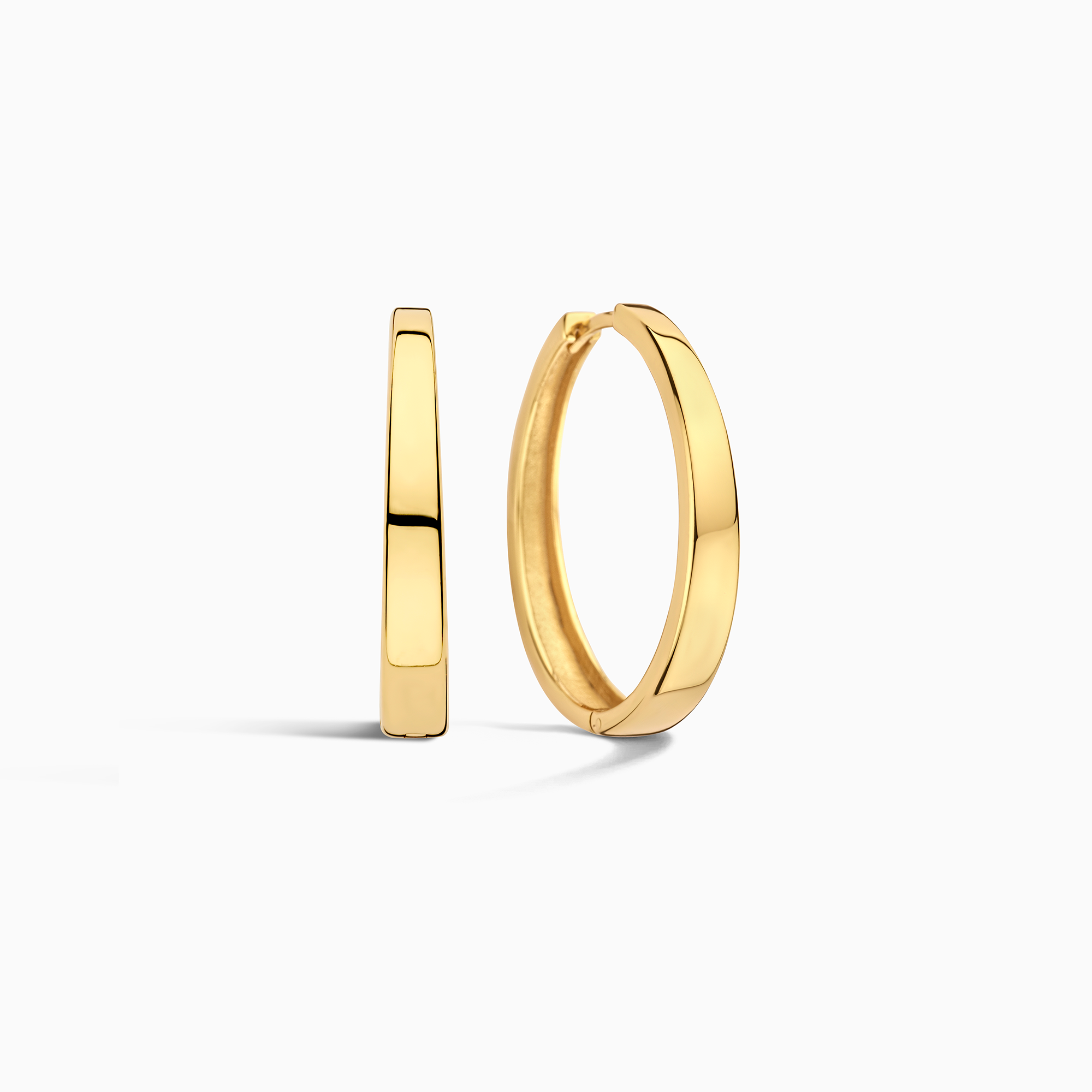 Gia Bold Hoop øreringe | 18 karat guld