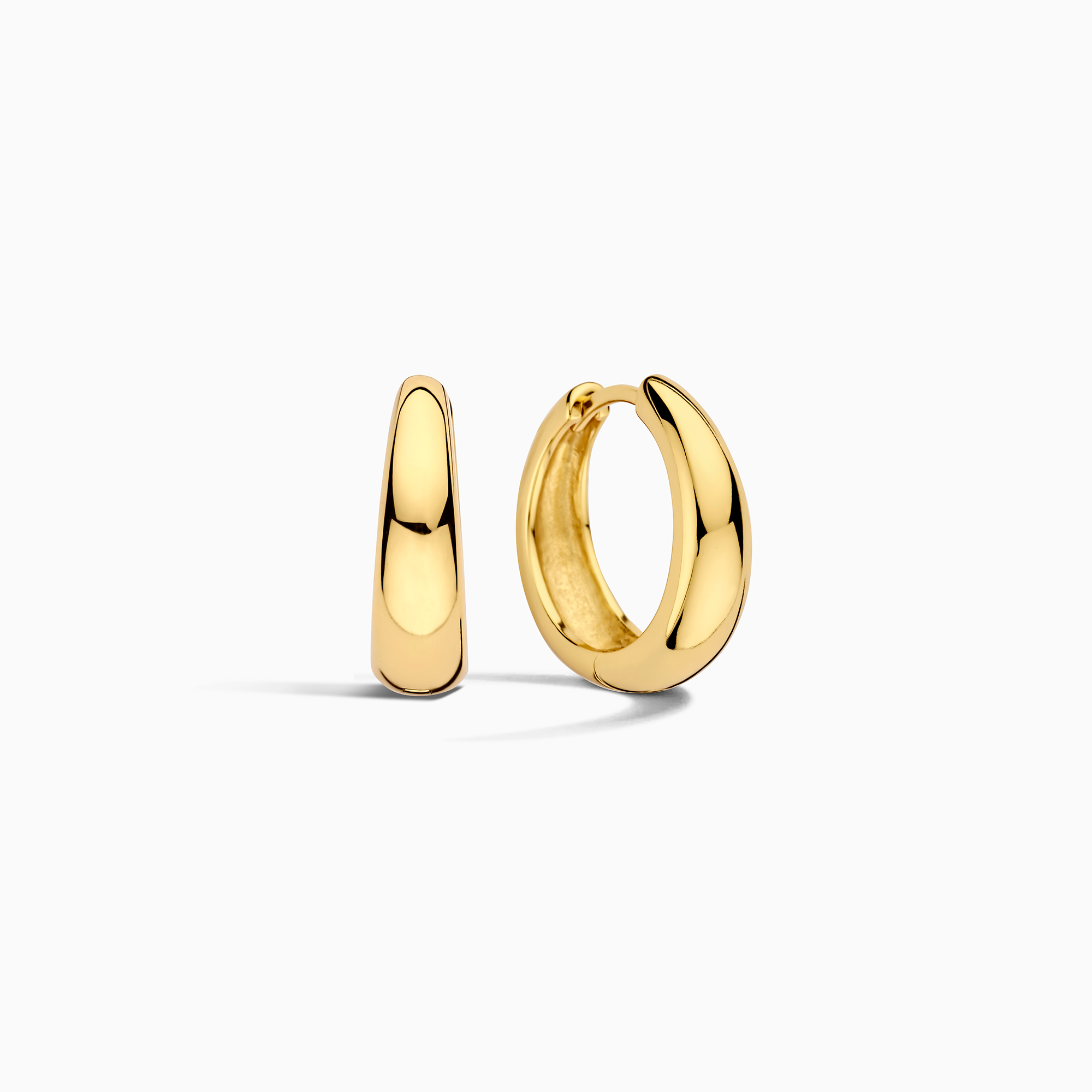 18 karat guld Rue statement hoopøreringe