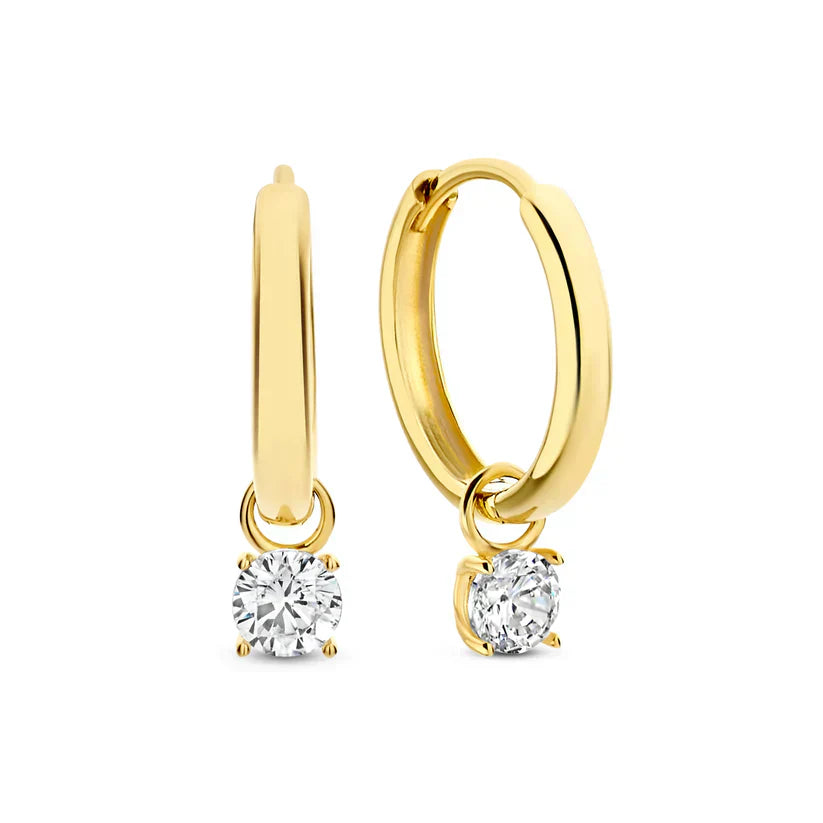 Larmes™ | 14K Guld Sten Øreringe Sæt