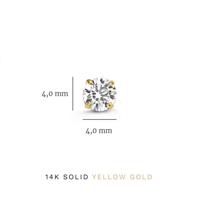 Larmes™ | 14K Guld Sten Øreringe Sæt