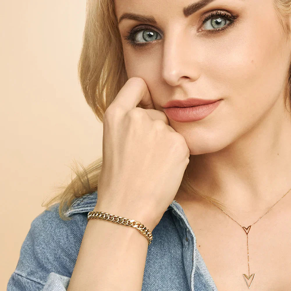 Estate™ | 16K Guld Cubansk Armbånd