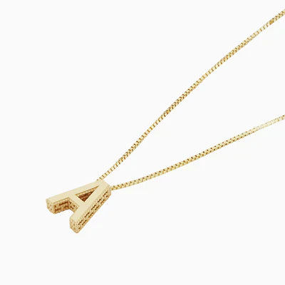 LoveNote™ | 18K Guld Bogstav Initial Halskæde