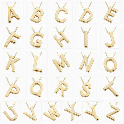LoveNote™ | 18K Guld Bogstav Initial Halskæde