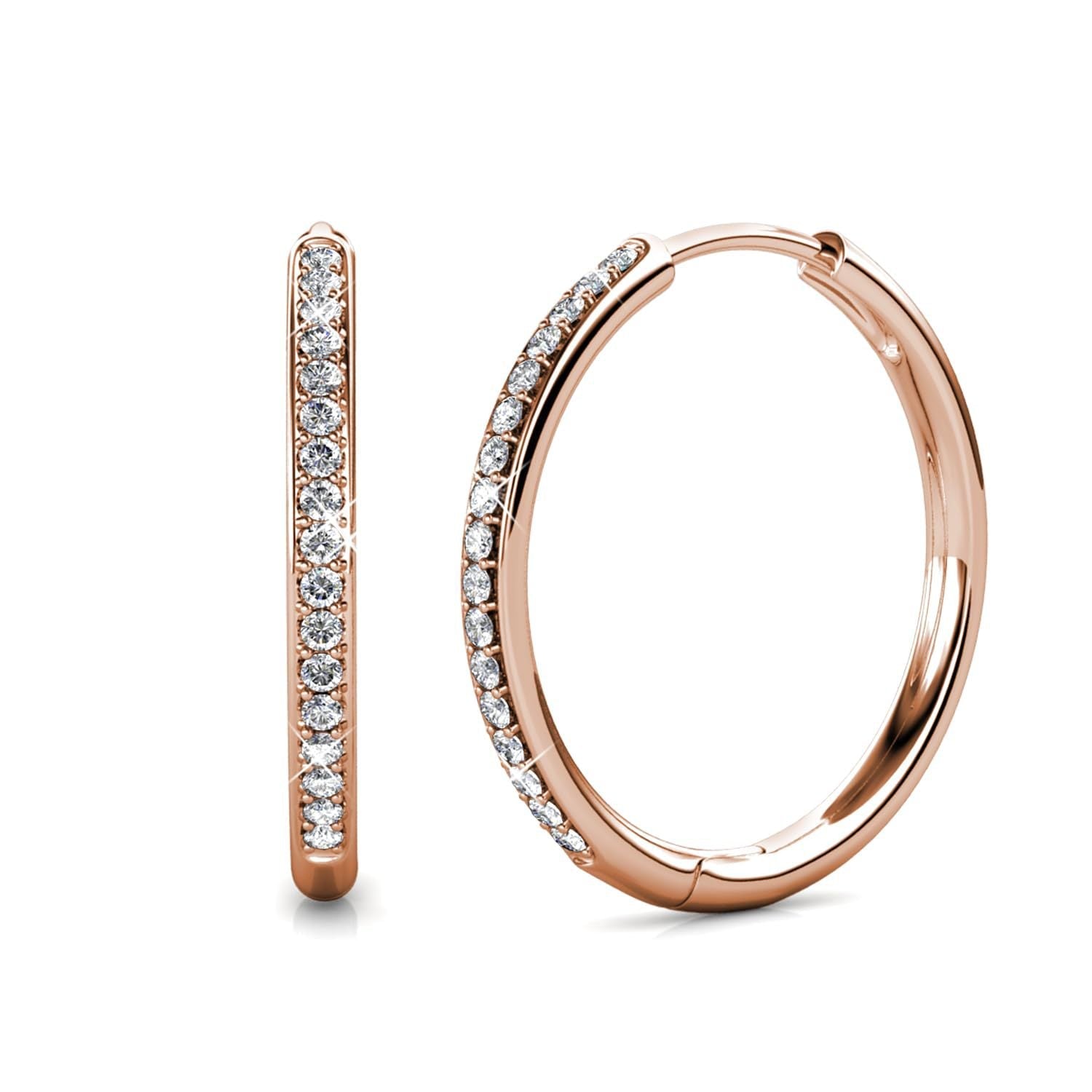 Sorel™ | 14K Guld Pave Øreringe