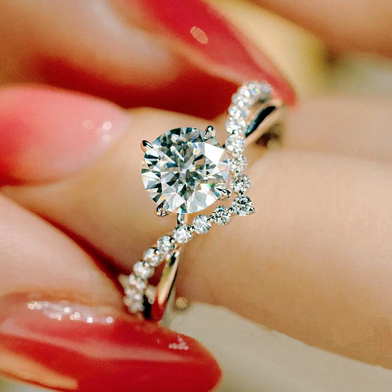 Celina Everhart 16k hvidguldring