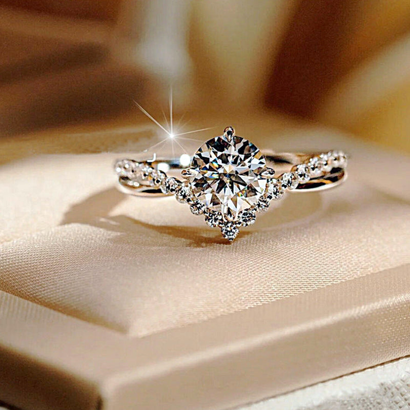 Celina Everhart 16k hvidguldring