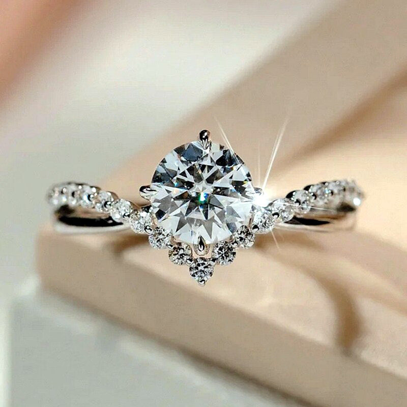 Celina Everhart 16k hvidguldring