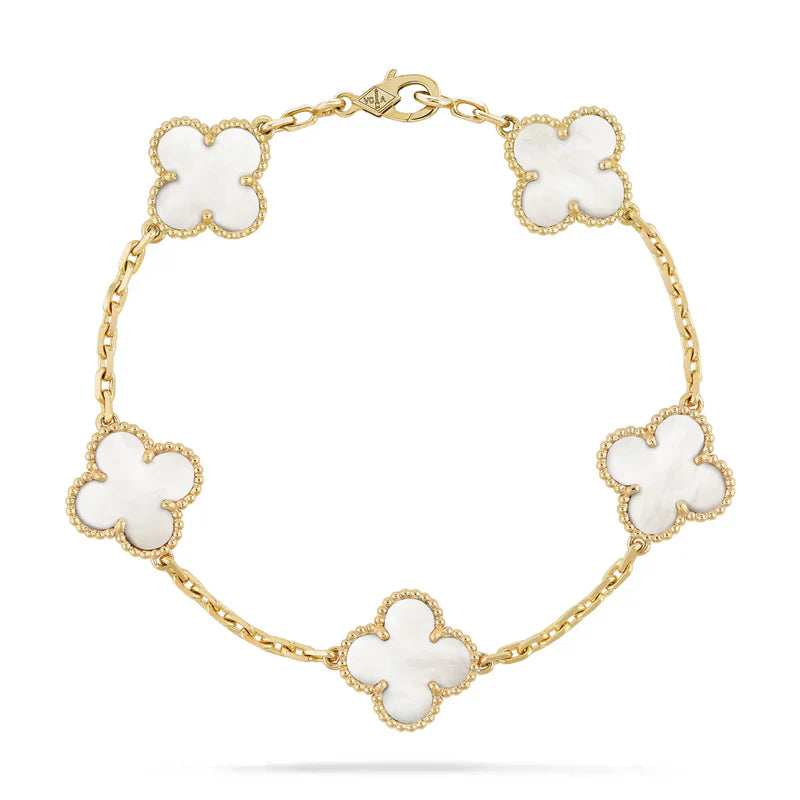 FLORAL BEAUTY ARMBÅND | GULD