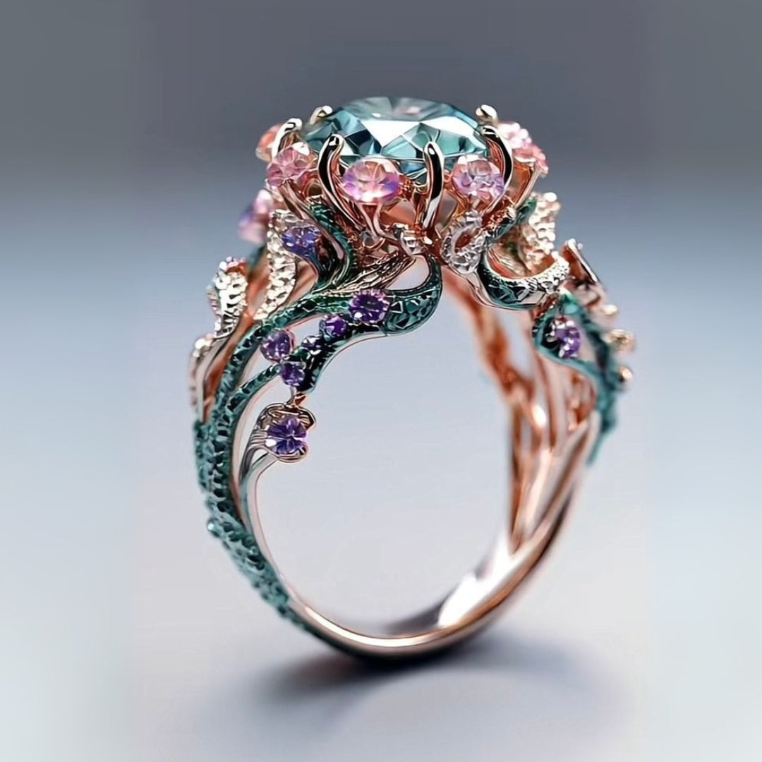 Natur Eksotisk Farverig Ring