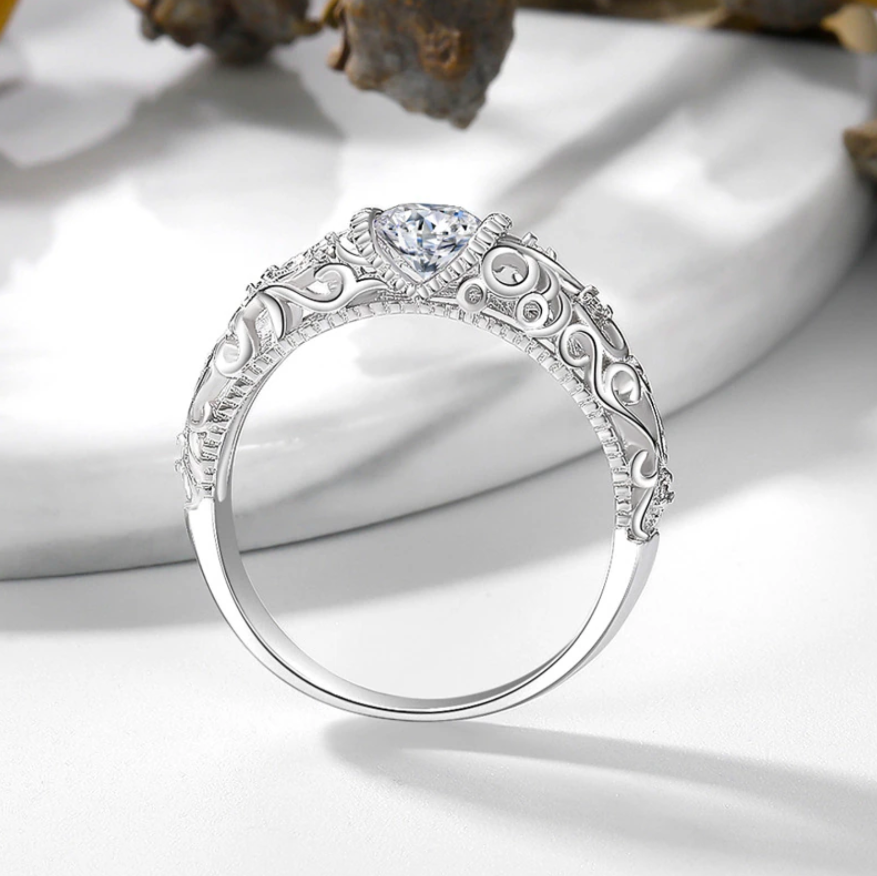 Elegant Sterling Sølv Ring