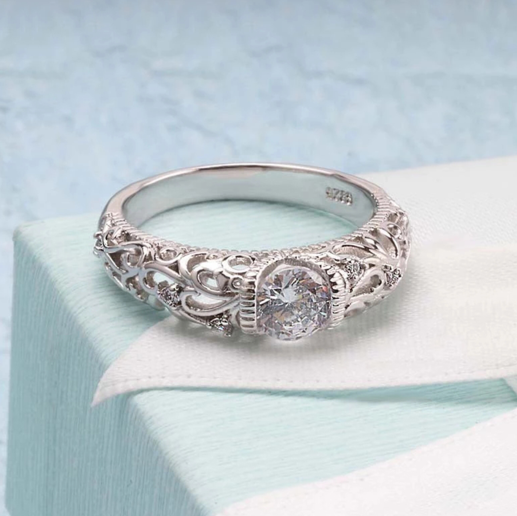 Elegant Sterling Sølv Ring
