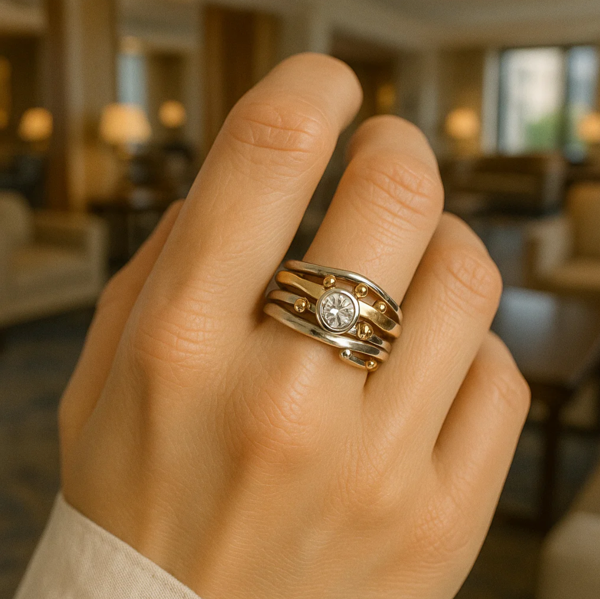 LUNARIA VINTAGGIO | DRØMMENS GULD RING