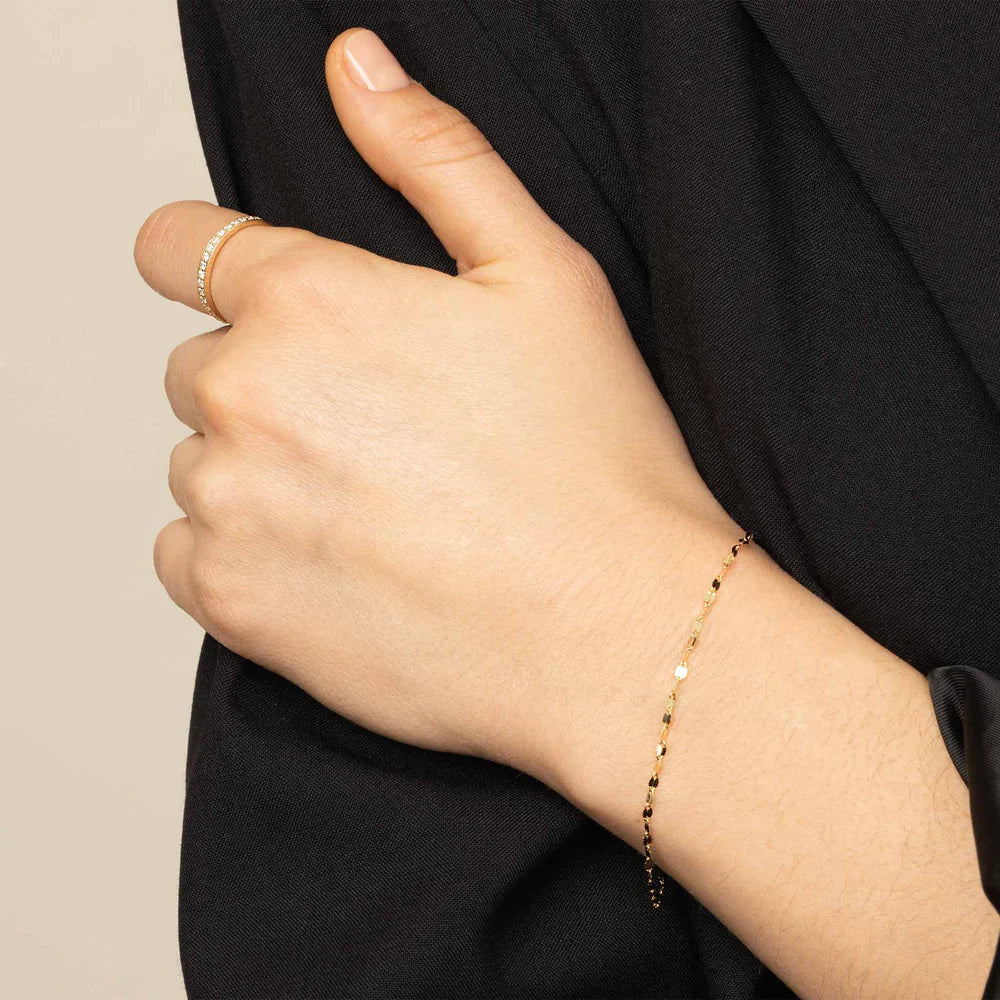 14k Guld Cabaret Armbånd