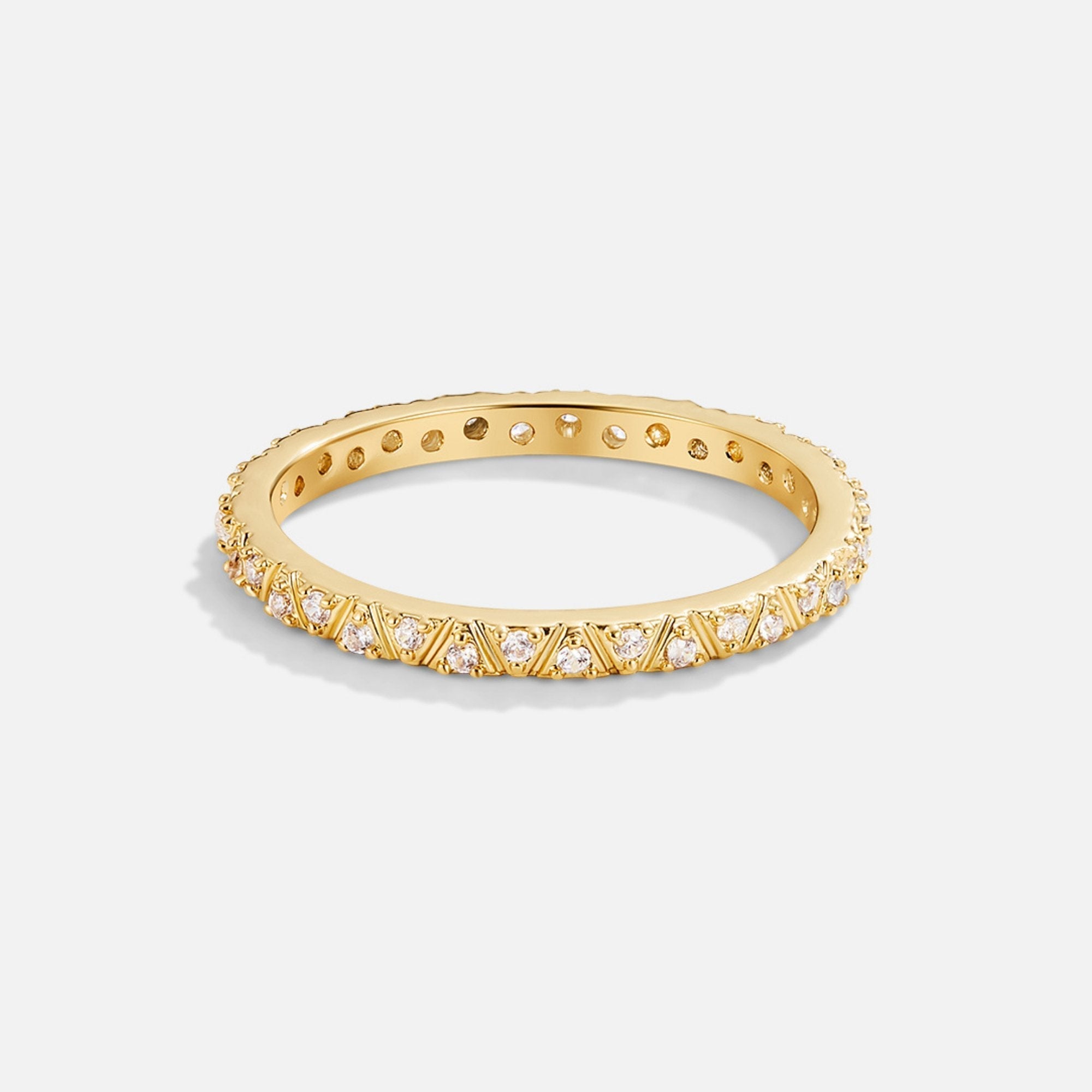 Arquette Guld & Krystal Ring
