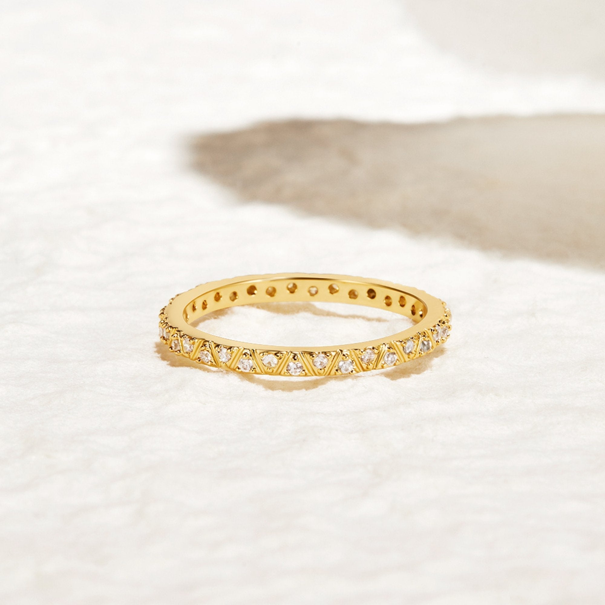 Arquette Guld & Krystal Ring