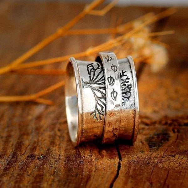 Livets Træ Spinner Meditationsring