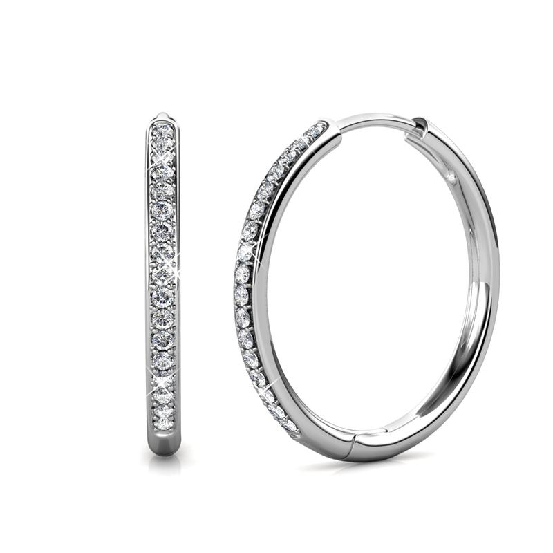 Sorel™ | 14K Guld Pave Øreringe