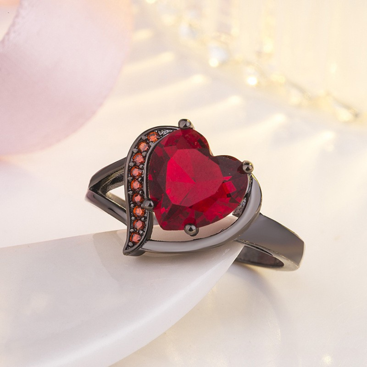 Calindra Rosethorne ring | 16K hvidguld