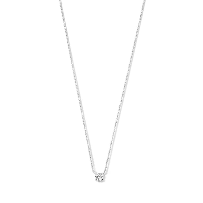 Cléa 14k Guld Moissanite Sten Halskæde