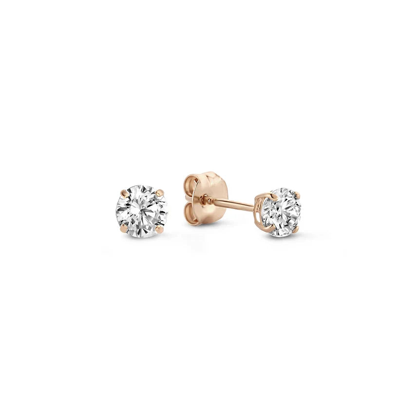Larmes™ | 14K Guld Stenophæng Øreringe