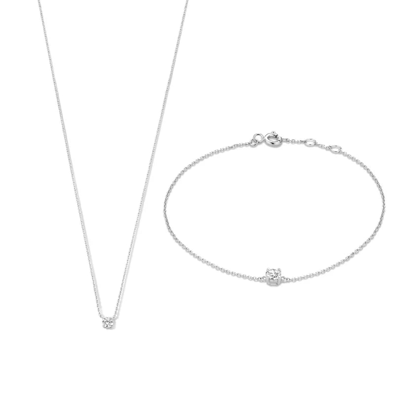 Cléa 14k Guld Moissanite Stensæt